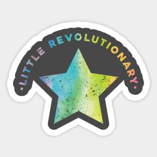 Little Revolutionary in Rainbow Sticker